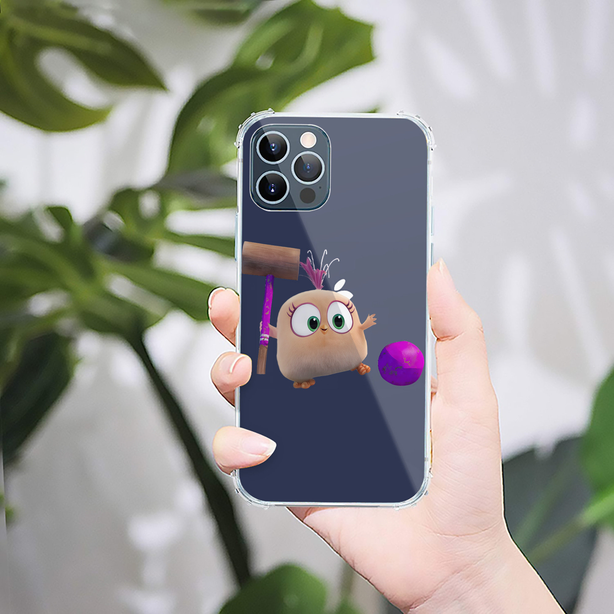 （画像用） Angry Birds アングリーバード 【iPhone 12シリーズ対応】透明スマホケース（クリアソフトケース）